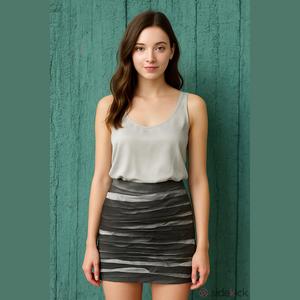 Robert Rodriguez pencil mini skirt- very playful and funky!